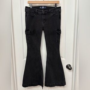 Black Vintage Flare Jeans | Hollister 9/8S